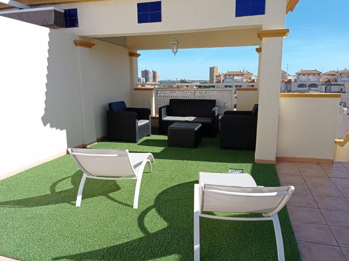 Atico Beach&Golf + Wifi + Garaje Mar de Cristal Kültér fotó